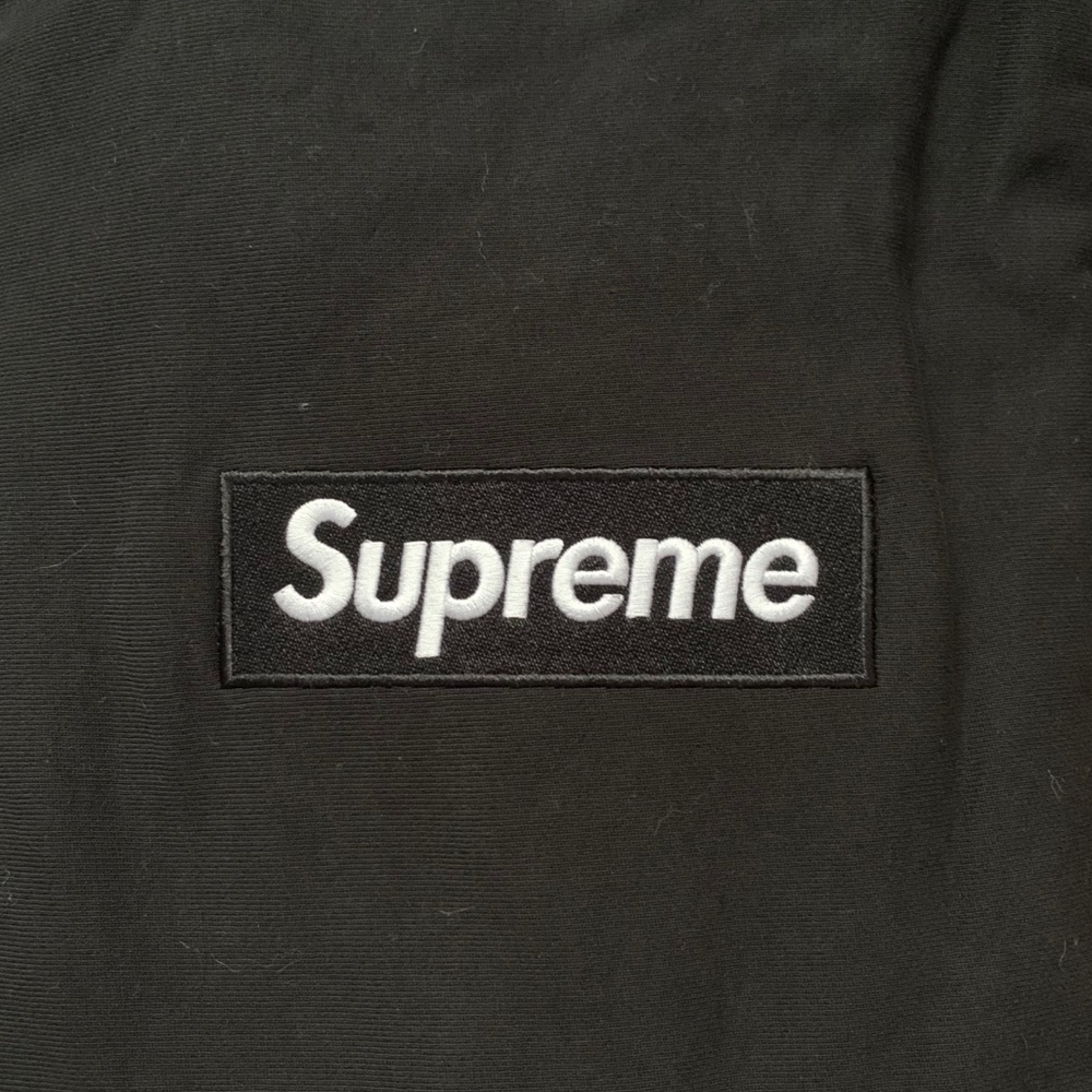 White on Black Box Logo Hoodie